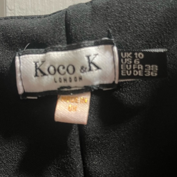 Koko & K peplum spaghetti strap top with bow detail - Picture 6 of 6